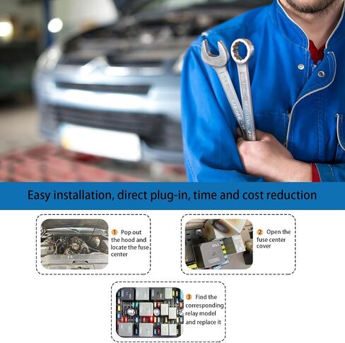 1 حزمة 15328865 مرحل تلقائي 8865 12V 40A مستشعر درجة حرارة سائل التبريد متعدد الأغراض ومرحل المروحة متوافق مع مركبات G-M-C Chevy Buick، تم استبداله 12193602، 12177234، 15-81106، 5pin in Saudi Arabia