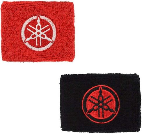 غطاء خزان زيت الفرامل للدراجات النارية - غطاء خزان الفرامل الأحمر/الأبيض (ياماها) قطعتين in Kuwait