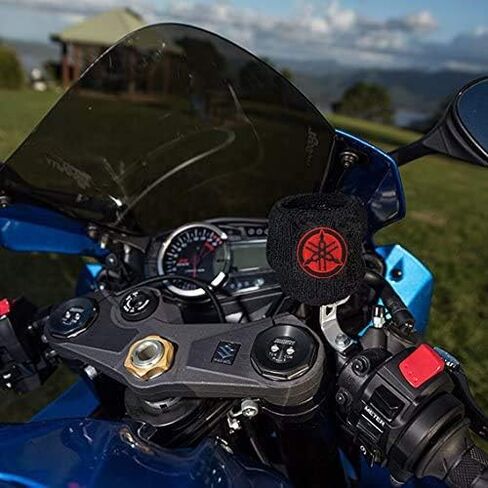 غطاء خزان زيت الفرامل للدراجات النارية - غطاء خزان الفرامل الأحمر/الأبيض (ياماها) قطعتين in Kuwait