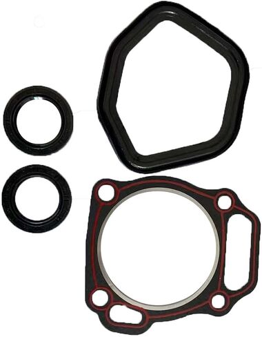 2 Set Cylinder Head Exhaust Muffler Full Gaskets Crankcase Oil Seal for Honda GX390 13hp Engine in Saudi Arabia