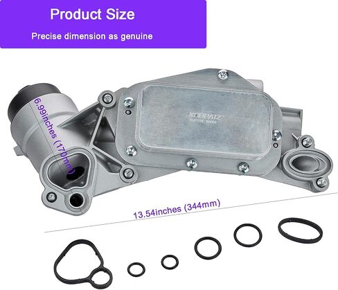 استبدال مبرد الزيت KOOPATZ لسيارة Chevy Cruze Aveo Sonic Pontiac G3 Saturn Astra Engine 93186324 918-432 in Kuwait