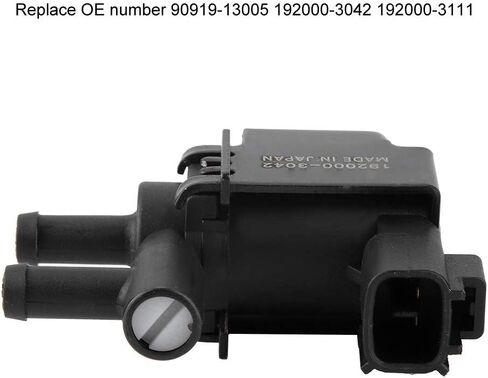 Keenso 90919-13005 Vacuum Solenoid Valve, Emissions Vacuum Solenoid Valve Vacuum Solenoid Switch for Toyota 192000-3042 192000-3111 in Saudi Arabia