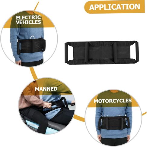 NOLITOY Motorcycle Auxiliary Strap Motocicletas para Adultos Strap Harness Cord Buddy for Adults Motorcycle Waist Belt Electric Car Belt Motorcycle Passenger Grip Grab Belt for Riding Grab in Saudi Arabia