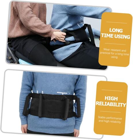 NOLITOY Motorcycle Auxiliary Strap Motocicletas para Adultos Strap Harness Cord Buddy for Adults Motorcycle Waist Belt Electric Car Belt Motorcycle Passenger Grip Grab Belt for Riding Grab in Saudi Arabia