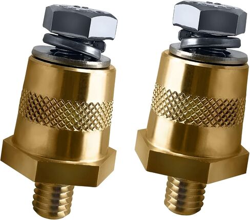 EOURLIFE Battery Terminal Connectors,Battery Post Terminals Compatible With GM & Other Accessories To Battery,For 3/8-16 Top or Side Terminal Charging Posts,Battery Post Extender (2 Pack) in Saudi Arabia