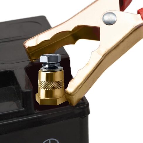 EOURLIFE Battery Terminal Connectors,Battery Post Terminals Compatible With GM & Other Accessories To Battery,For 3/8-16 Top or Side Terminal Charging Posts,Battery Post Extender (2 Pack) in Saudi Arabia