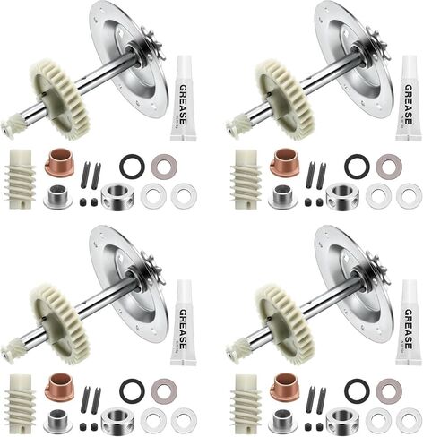 هاي كيرير مجموعة تروس وعجلة مسننة بديلة 41c4220a، مجموعة تروس وعجلة مسننة 41c4220a، تتضمن التروس والضرس والعتاد الدودي والشحوم ومحامل عمود المحرك ومحامل مسننة in Kuwait