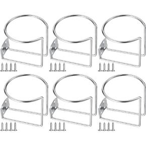 Tallew 6 Pcs Stainless Steel Boat Ring Cup Drink Holder Wall Mounted Holders for Marine Yacht Truck RV Car Trailer Hardware in Kuwait
