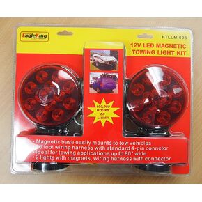 Eaglestar EAGLEKING 12V LED Magnetic Towing Trailer Light Kit 24 LEDs Multi-Function DOT in Kuwait