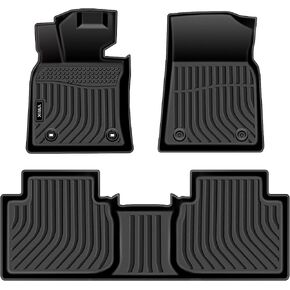 VIWIK Floor Mats for 2012-2017 Camry All Weather Protection Custom Full Set Liners Include 1st and 2nd Row Front & Rear Black Car Liners in Kuwait
