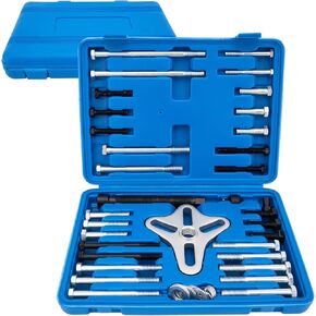 BOOTOP PIN مجموعة أدوات سحب عجلة القيادة 49 قطعة مجموعة سحب الموازن التوافقي أداة إزالة عجلة القيادة مجموعة أدوات سحب عجلة القيادة أداة تثبيت عجلة القيادة تعمل على معظم السيارات والشاحنات الصغيرة وسيارات الدفع الرباعي in Kuwait