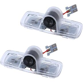 Non-Fading Car Door LED Logo Projector Welcome Lamp Door Light Puddle Lights Kit Compatible with Accessories Accord 2013-2022 (Red Classic, New Accord/Spirior/Odyssey/Elysion/CR-Z)