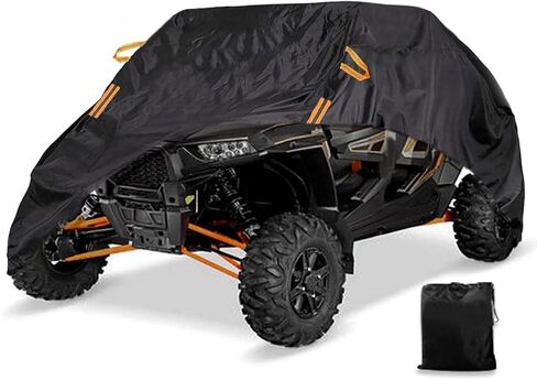 غطاء UTV X3 مقاوم للماء من قماش أكسفورد شديد التحمل لجميع أغطية حماية الطقس لـ Can-Am Maverick X3 XMR XRC MR R/X DS RS RC Turbo R 900 HO Polaris RZR/XP Turbo S، 2-3 مقاعد in Kuwait