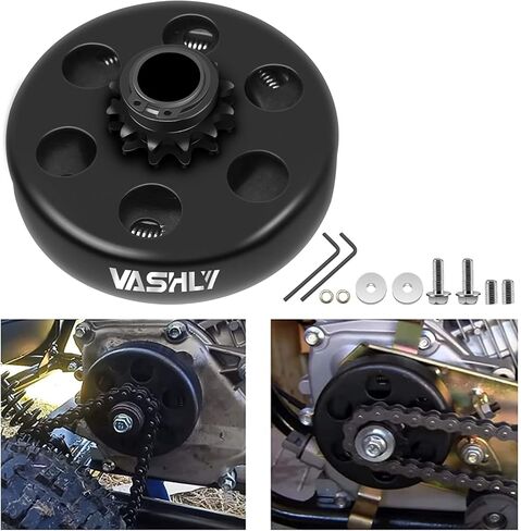 VASHLY Go Kart Clutch 3/4" Bore 10T with #40 41 420 Chain for Go Kart Minibike and Fun Kart Engine in Kuwait