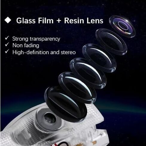 Joysup 4 PCS LED Car Door Lights Logo Projector Compatible for RX ES GX LS LX is GS RC UX200, No Fade 3D Shadow Light Upgraded Welcome Projector in Kuwait