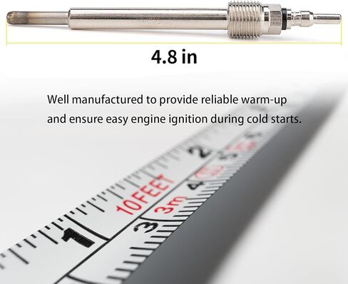 مجموعة أسلاك FOMIUZY 6.0 Powerstroke Glow Plug + أداة إزالة تناسب Ford F250 F350 F450 E350 E450 Super Duty Excursion 2004-2010 محرك الديزل 4C2Z-12A690-BA 5C3Z-12A690-A 5C3Z12A690A 4C2Z12A690AB in Kuwait