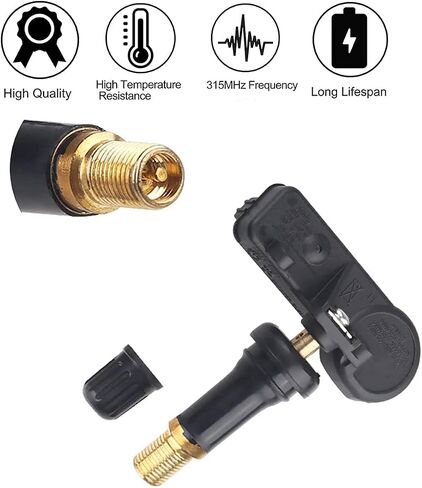 VESEN 40700-CD001 مستشعر نظام مراقبة ضغط الإطارات المبرمج (TPMS) 315 ميجا هرتز | حزمة من 4 in Saudi Arabia