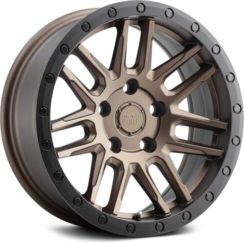 Black Rhino 1570ACH155100Z56 15X7 5X100 M-BRNZ-BLK-LP 15MM Arches in Kuwait