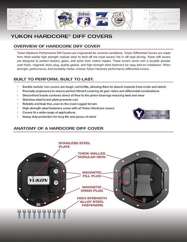 Yukon Gear & Axle (YCGF10.25) Cover Gasket for Ford 10.25/10.5 Differential in Saudi Arabia