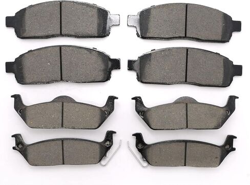 طقم دواسات فرامل سيراميك 8 قطع من جاريك، تناسب سيارات فورد F-150 2006-2008 لينكولن مارك ال تي 2004-2008 in Saudi Arabia