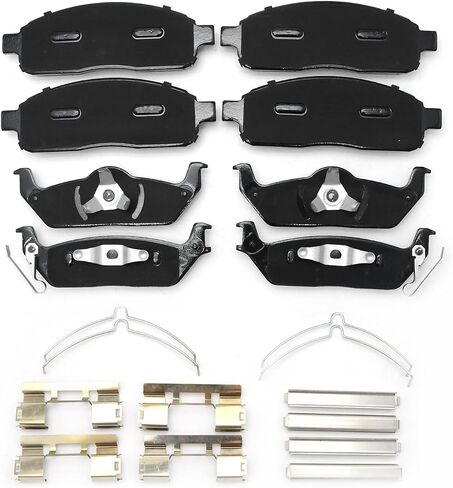 طقم دواسات فرامل سيراميك 8 قطع من جاريك، تناسب سيارات فورد F-150 2006-2008 لينكولن مارك ال تي 2004-2008 in Saudi Arabia