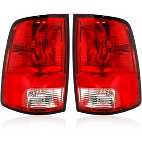 A ABIGAIL Tail Brake Lights Assembly Replacement for 2009-2018 Dodge Ram 1500 2500 3500 Rear Lamps Lens & Housing Factory Style Bulb Included Driver & Passenger Side