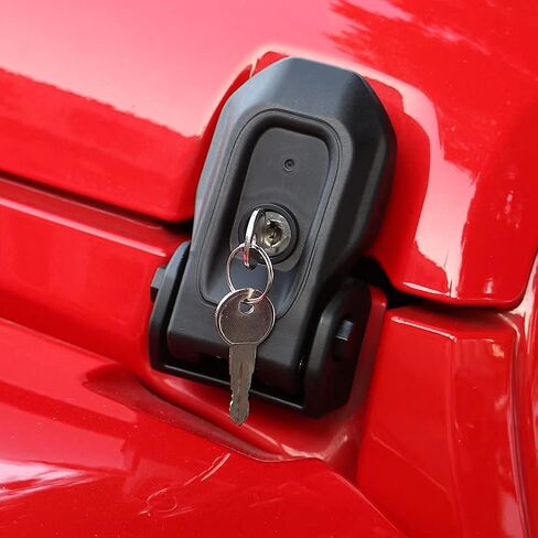 BESTAOO JL Hood Latches with Lock, Original Factory Anti-Theft Hood Latch Kit for 2018-2022 Jeep Wrangler JL JLU & Jeep Gladiator JT, 1 Pair in Saudi Arabia
