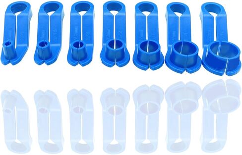 أداة إزالة خط الوقود بالتيار المتردد 7 قطع من باتونو، تتضمن 1/4 و5/16 و3/8 و1/2 و5/8 و3/4 و7/8 بوصة، و7/8 بوصة، ومجموعة أدوات مبرد زيت ناقل حركة عالمي للسيارات in Kuwait