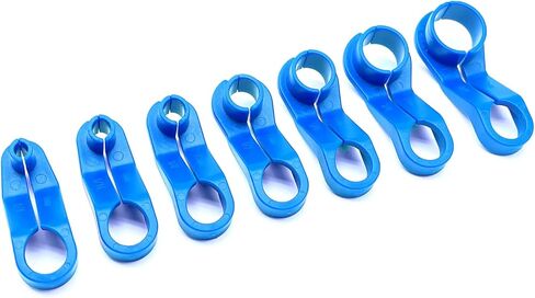 أداة إزالة خط الوقود بالتيار المتردد 7 قطع من باتونو، تتضمن 1/4 و5/16 و3/8 و1/2 و5/8 و3/4 و7/8 بوصة، و7/8 بوصة، ومجموعة أدوات مبرد زيت ناقل حركة عالمي للسيارات in Kuwait