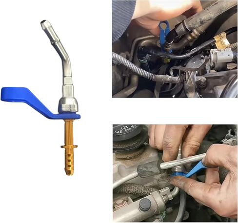 أداة إزالة خط الوقود بالتيار المتردد 7 قطع من باتونو، تتضمن 1/4 و5/16 و3/8 و1/2 و5/8 و3/4 و7/8 بوصة، و7/8 بوصة، ومجموعة أدوات مبرد زيت ناقل حركة عالمي للسيارات in Kuwait