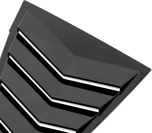 فتحات جانبية للنافذة DXGTOZA لطراز Tesla Y 2020 2021 2022 ستائر غطاء فتحات تهوية مع شريط 3M (أسود) in Kuwait