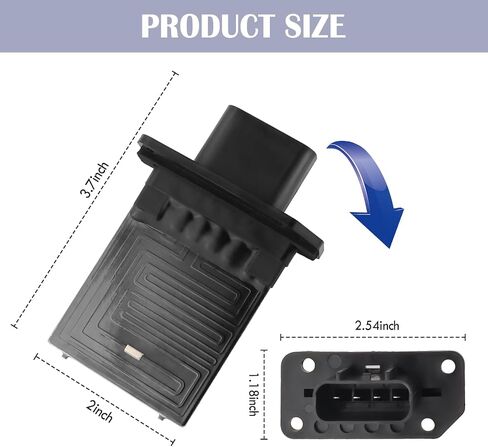 HVAC Blower Motor Resistor,4-Pin Blower Motor Fan Resistor Compatible with Ford F-150 Escape Lincoln Mercury,Car Blower Resistor Replaces OEM#3F2Z-18591-AA, YH-1715 in Saudi Arabia