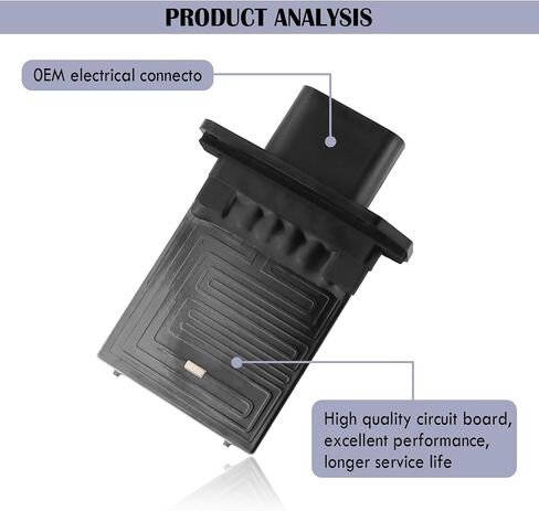 HVAC Blower Motor Resistor,4-Pin Blower Motor Fan Resistor Compatible with Ford F-150 Escape Lincoln Mercury,Car Blower Resistor Replaces OEM#3F2Z-18591-AA, YH-1715 in Saudi Arabia
