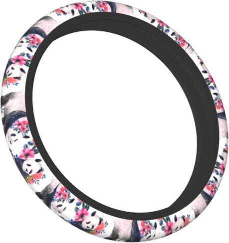 Steering Wheel Cover for Women Men Colorful Fish Art Fishes Sea Life Neoprene Steering Wheel Protector Universal Fit Most Car Sedans SUVs - 15 Inch in Kuwait
