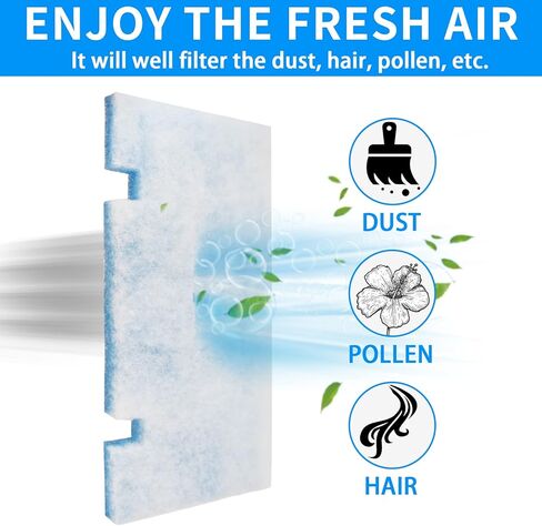 Tikfoam RV AC Filter, 14" X 7.5" RV Air Conditioner Filters, RV Air Filters 3313107.103/3105012.003, [4 Filters] AC Filters in Kuwait