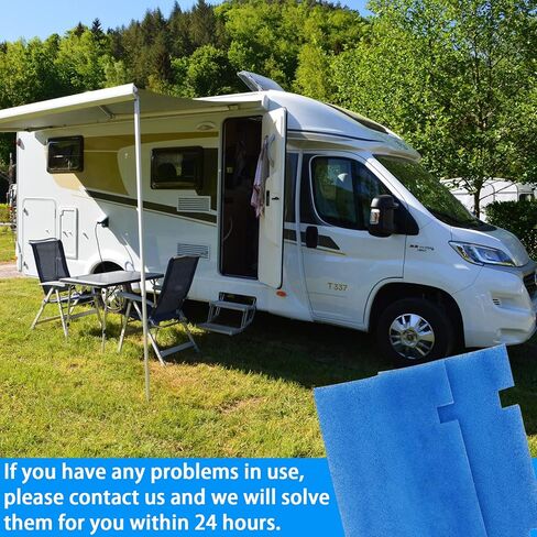 Tikfoam RV AC Filter, 14" X 7.5" RV Air Conditioner Filters, RV Air Filters 3313107.103/3105012.003, [4 Filters] AC Filters in Kuwait