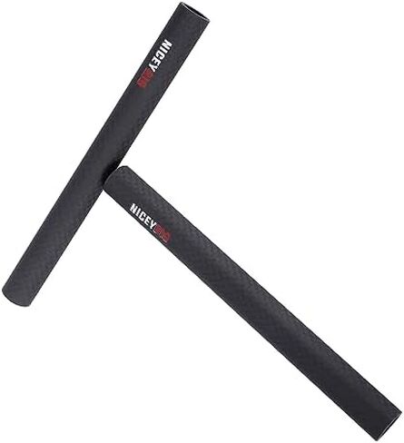 NICEYRIG 15mm Carbon Fiber Rod 4'' Short Rod for Camera Cage Rig, Top Handle, 15mm Rail Block [Pack of 2] - 554 in Kuwait