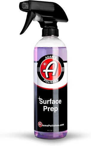 Adam's Surface Prep (4oz) - منظف يضمن أن الطلاء الخاص بك نظيف وجاهز لتطبيق أي طبقة علوية من طلاء السيراميك 9H بعد قالب الطين وغسيل السيارات ومعالجة الملمع المداري in Kuwait