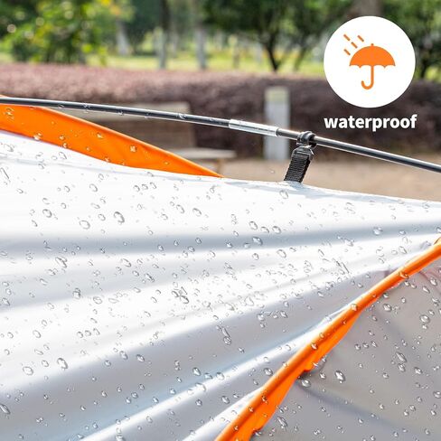 Truck Bed Tent with Extra Tent Cover,fit 6.4'-6.6' Long Pickup Truck Bed, 2-Person Sleeping Capacity,Includes Rainfly and Carry Bag, Portable Easy Setup Tent for Camping, Hiking,Fishing in Saudi Arabia
