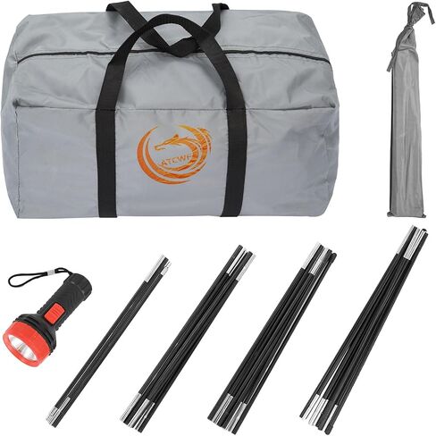 Truck Bed Tent with Extra Tent Cover,fit 6.4'-6.6' Long Pickup Truck Bed, 2-Person Sleeping Capacity,Includes Rainfly and Carry Bag, Portable Easy Setup Tent for Camping, Hiking,Fishing in Saudi Arabia