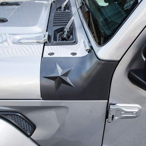 غطاء حماية خارجي واقٍ من الزوايا، من أجل 2018-2021 Jeep Wrangler JL JLU & Gladiator JT Sahara Sport Rubicon Cowl Body Armor خارجي من قطعتين in Saudi Arabia