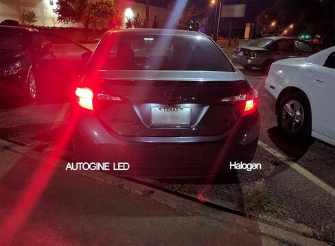 AUTOGINE 4 X Super Bright 9-30V 7440 7441 7443 7444 992 لمبات LED 3014 54-EX شرائح مع جهاز عرض لأضواء إشارة الانعطاف، أضواء جانبية، أصفر كهرماني in Kuwait