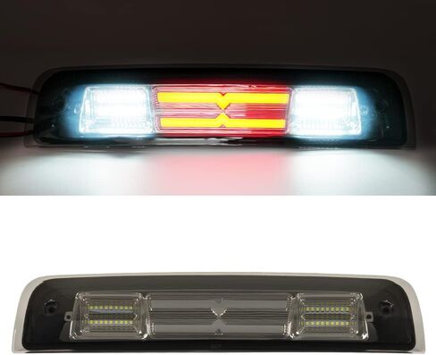 مجموعة مصابيح فرامل ثالثة الثالثة عالية التركيب من رنهوي، مصابيح LED خلفية بديلة لسيارة دودج رام 1500 2009-2017 ودودج رام 2500/3500 2010-2017 بعدسات دخانية in Kuwait