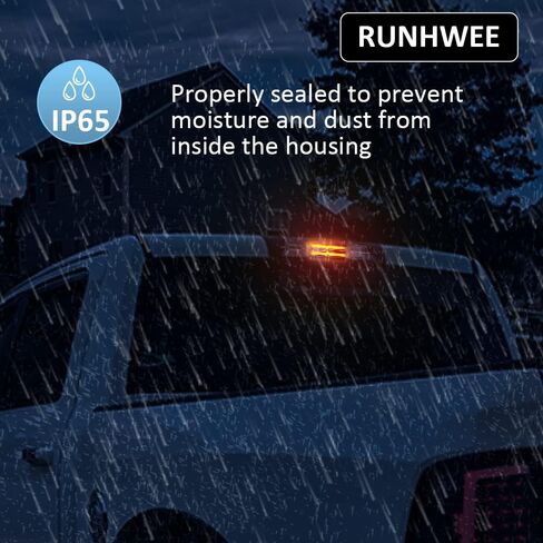 مجموعة مصابيح فرامل ثالثة الثالثة عالية التركيب من رنهوي، مصابيح LED خلفية بديلة لسيارة دودج رام 1500 2009-2017 ودودج رام 2500/3500 2010-2017 بعدسات دخانية in Kuwait