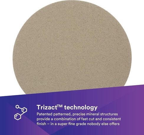 قرص كاشط رغوي من Trizact 3M Hookit، 30802، إصلاح التصادمات، خدوش الرمال، ألواح المزج، 6 بوصات، درجة 3000 و8000، 10 أقراص/كرتون، 4 كرتون/علبة in Kuwait
