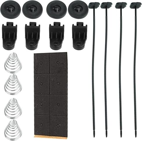 7 Inch Universal Slim Fan Push Pull Electric Radiator Cooling Fan 12V 80W with Mount Kit in Kuwait