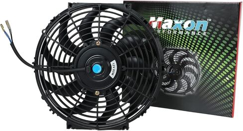 7 Inch Universal Slim Fan Push Pull Electric Radiator Cooling Fan 12V 80W with Mount Kit in Kuwait
