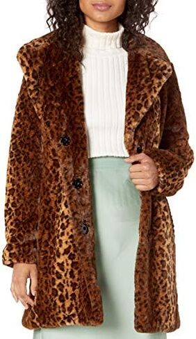 kensie Women's Faux Fur Reversible Coat in Saudi Arabia