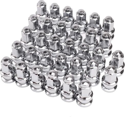 Pack of 32, 14x1.5mm 13/16" Hex Closed End Flat Washer Type Lug Nuts Replacement for 2003-2023 F250 F350 Super Duty in Saudi Arabia