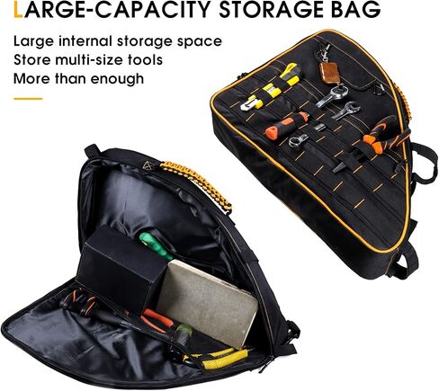 BESTAOO Roll Bar Storage Bag Cargo Cage for Ford Bronco 2021 2022 2023 2024 4 Door Accessories with Multi-Pockets Organizers & Cargo Bag Saddlebag Tool Kit in Kuwait